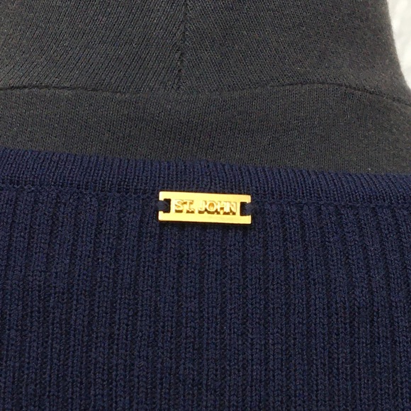 ST JOHN Navy Striped - Picture 4 of 6